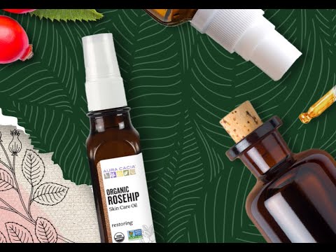 Aura Cacia Organic Skin Care Oil Rosehip 1 fl oz (30 ml)