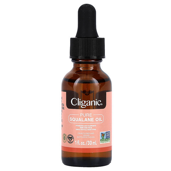 Cliganic Pure Squalane Oil 2 fl oz (60 ml)