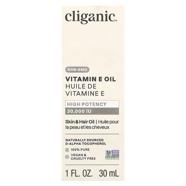 Cliganic Vitamin E Oil 1 fl oz (30 ml)