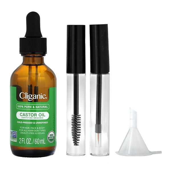 Cliganic Organic Castor Oil 2 fl oz (60 ml)