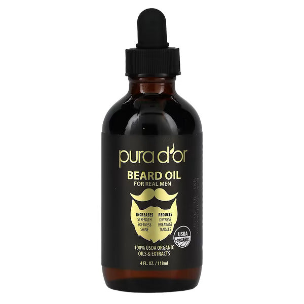 Pura D'or, Beard Oil , 4 fl oz (118 ml)