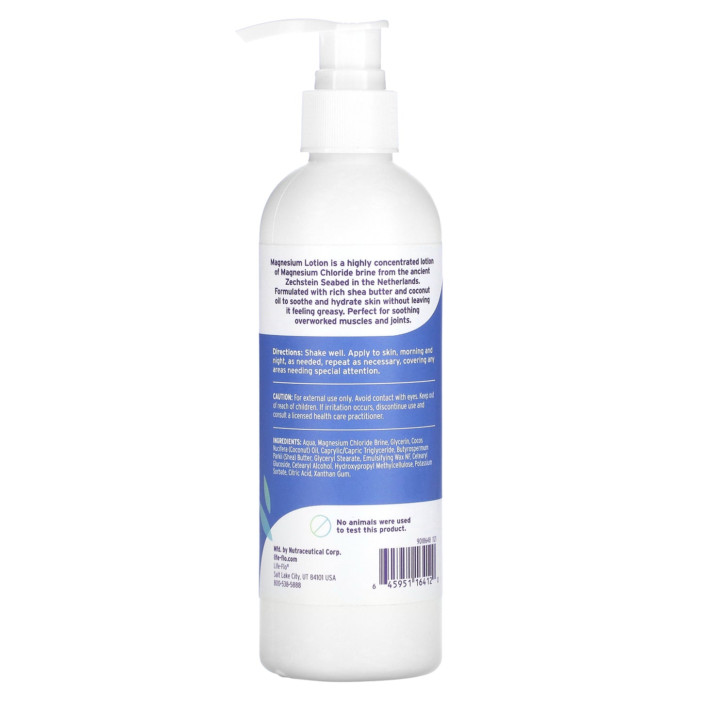 Life-flo Magnesium Lotion Highly Concentrated Unscented 8 fl oz (237 ml)