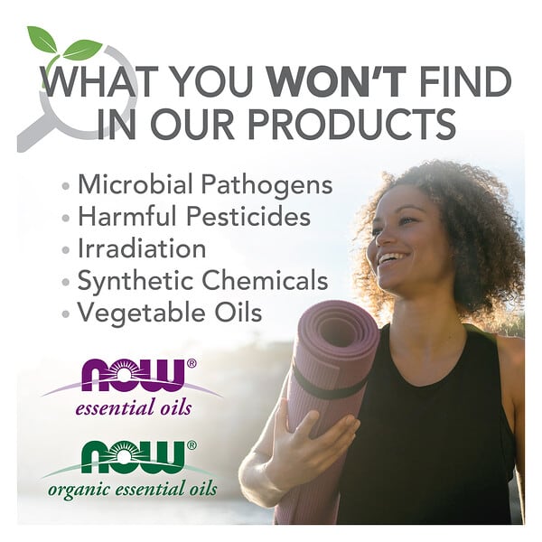 NOW Foods Organic Essential Oils Peppermint 4 fl oz (118 ml)