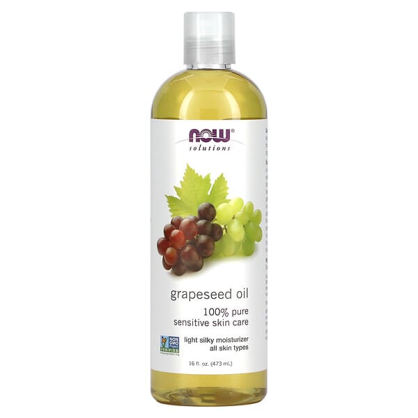 NOW Foods Solutions Grapeseed Oil 16 fl oz (473 ml)
