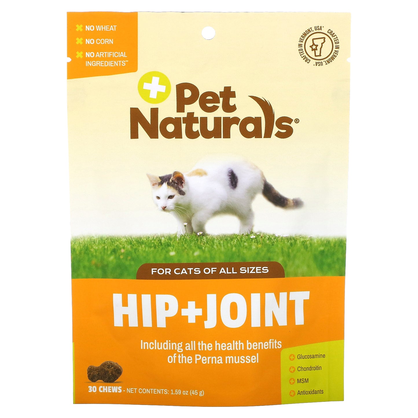 Pet Naturals Hip + Joint For Cats All Sizes 30 Chews 1.59 oz (45 g)