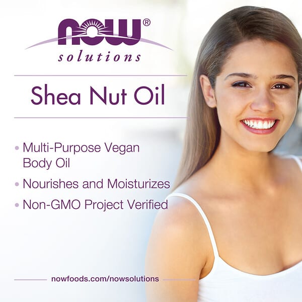 NOW Foods Solutions Shea Nut Oil 4 fl oz (118 ml)