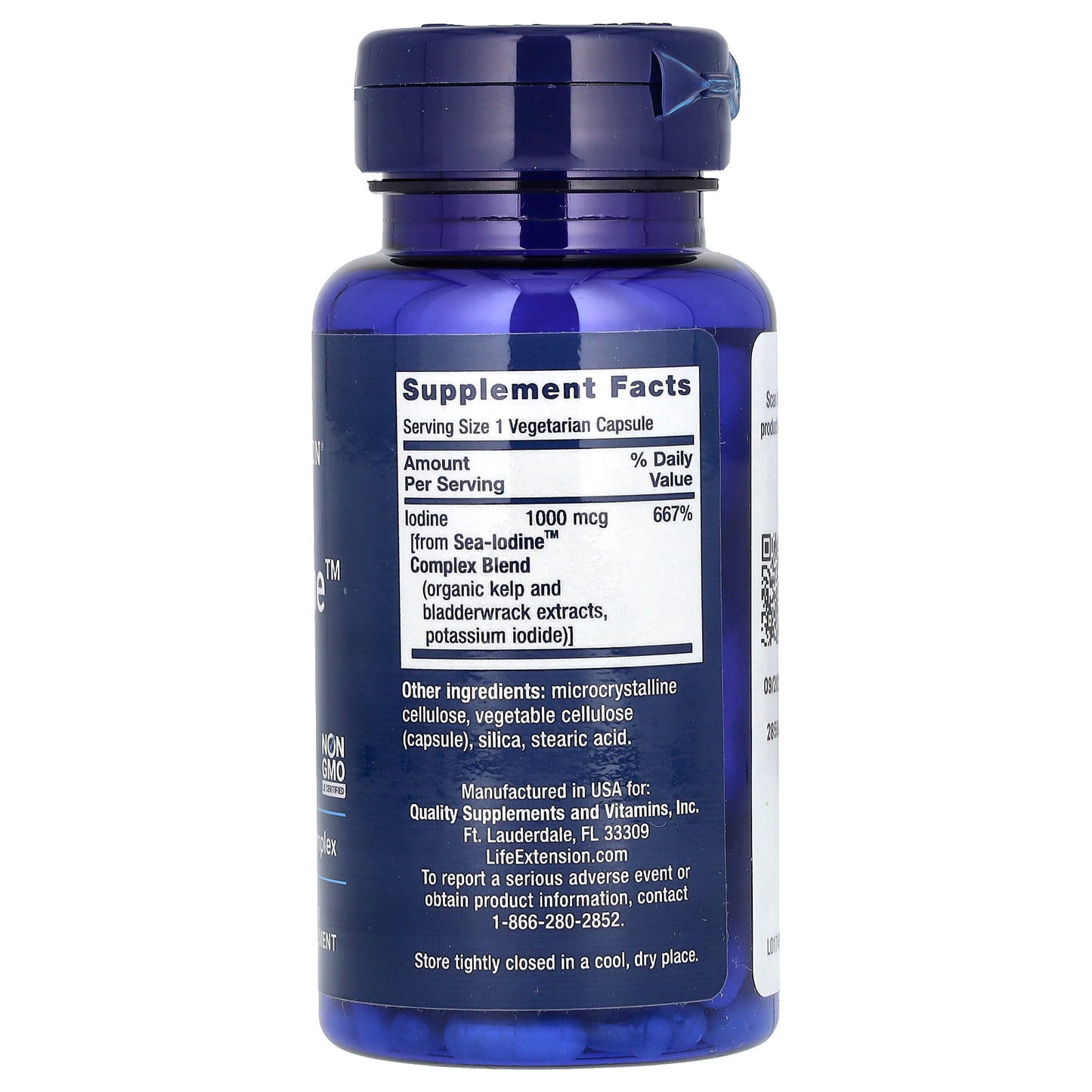 Life Extension Sea-Iodine 1000 mcg 60 Vegetarian Capsules