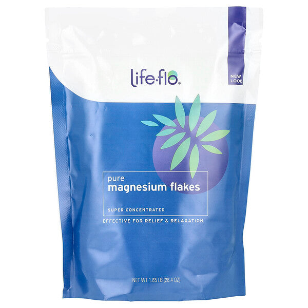 Life-flo Pure Magnesium Flakes Super Concentrated 2.75 lb (44 oz)