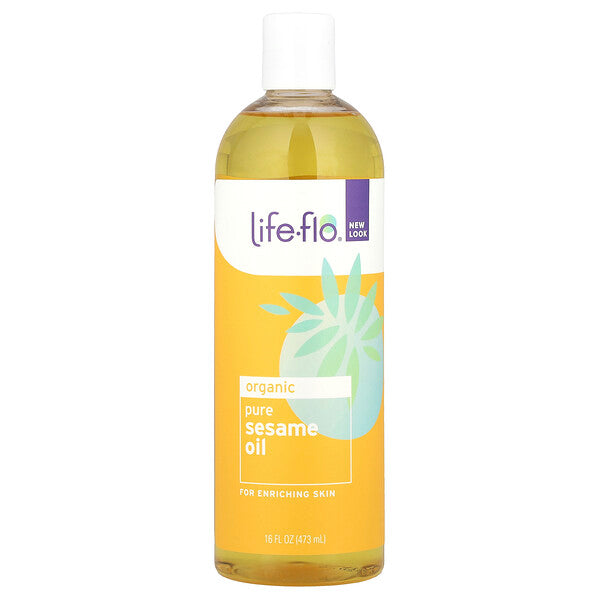 Life-flo Organic Pure Sesame Oil 16 fl oz (473 ml)