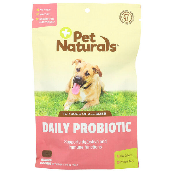 Pet Naturals Daily Probiotic For Dogs All Sizes 60 Chews 2.54 oz (72 g)