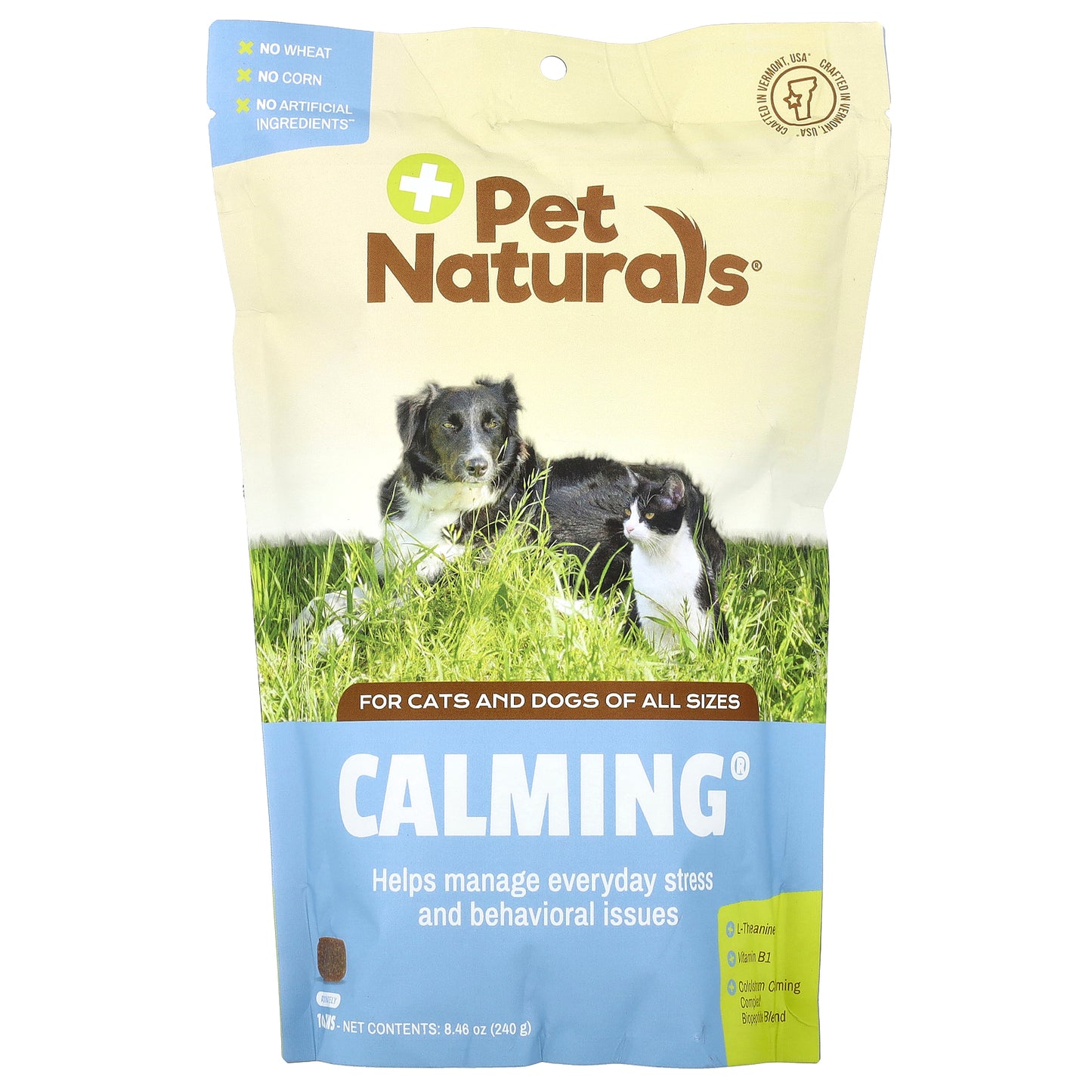 Pet Naturals Calming® For Dogs and Cats All Size 160 Chews 8.46 oz (240 g)