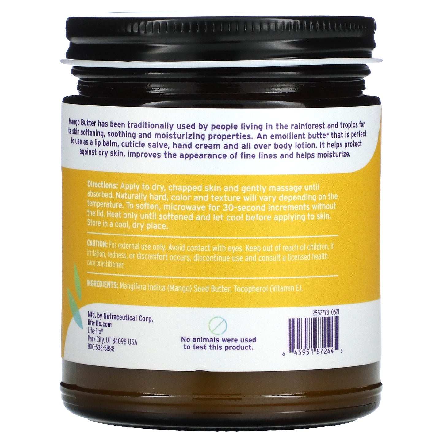 Life-flo Pure Mango Butter 9 fl oz (266 ml)