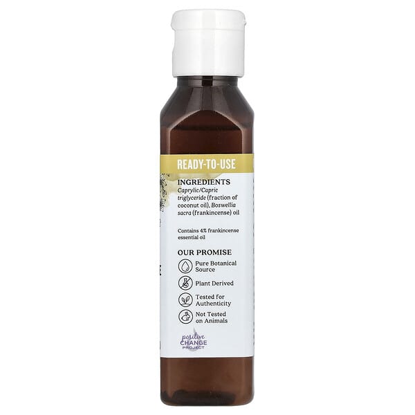 Aura Cacia Pure Essential Oil in Fractionated Coconut Oil Frankincense 4 fl oz (118 ml)