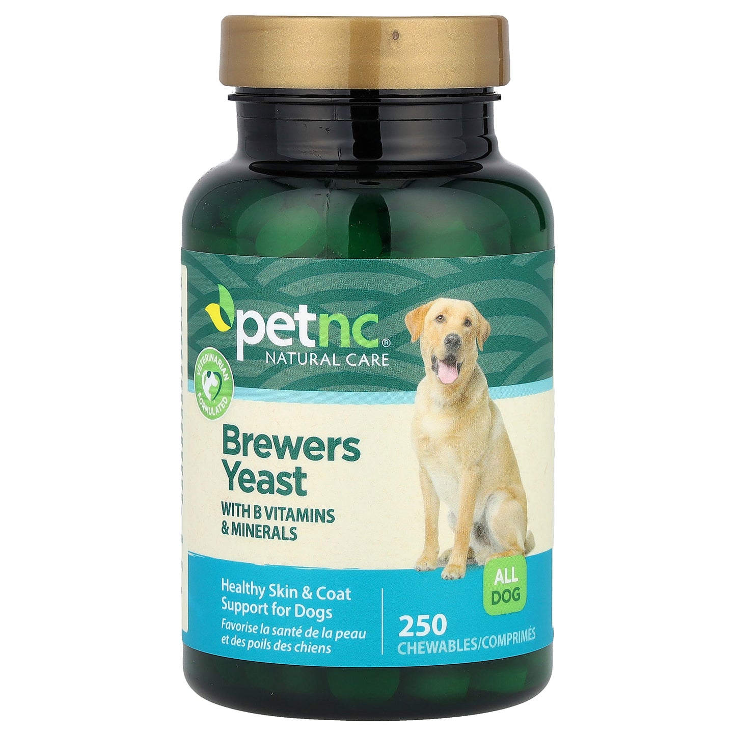 petnc NATURAL CARE Brewers Yeast All Dogs 250 Chewables
