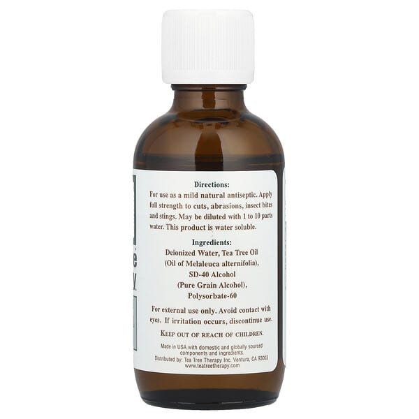 Tea Tree Therapy Tea Tree Oil 2 fl oz (60 ml)