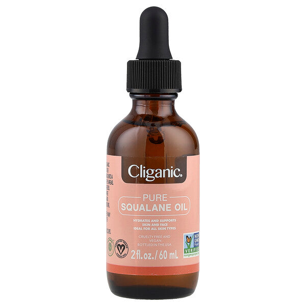 Cliganic Pure Squalane Oil 2 fl oz (60 ml)