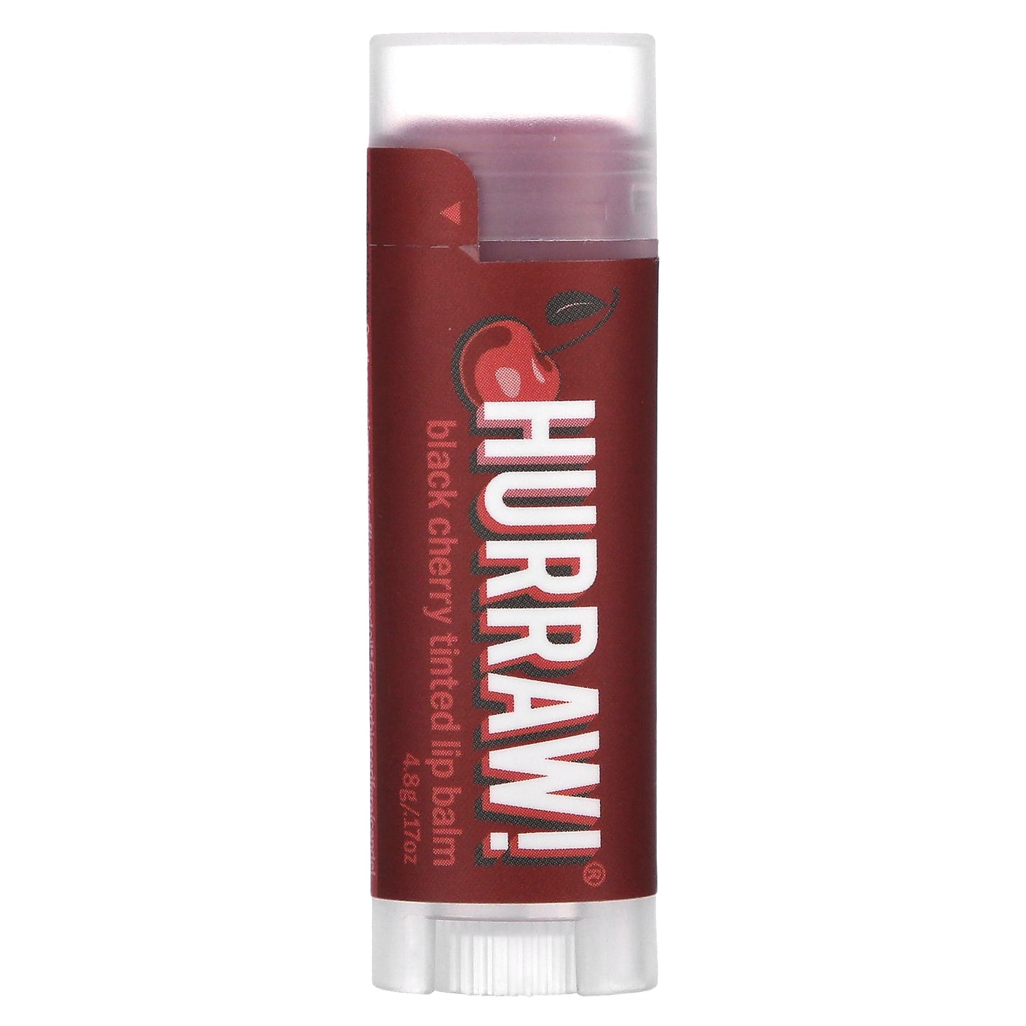 Hurraw! Balm Tinted Lip Balm Black Cherry 0.17 oz (4.8 g)