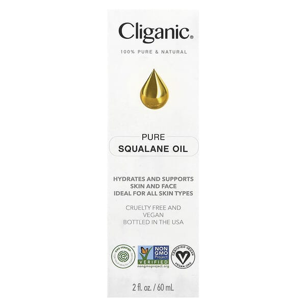 Cliganic Pure Squalane Oil 2 fl oz (60 ml)
