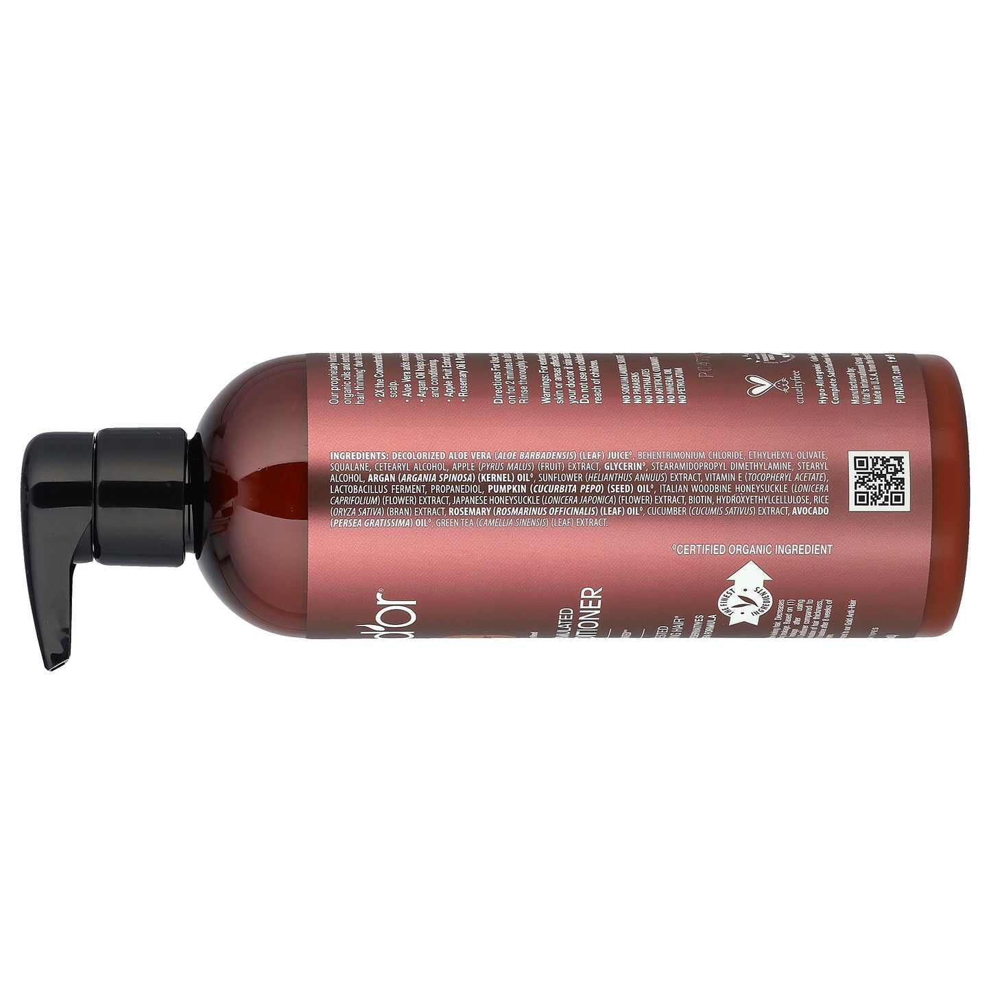 Pura D'or Clinically Formulated Biotin Conditioner All Hair Types 16 fl oz (473 ml)