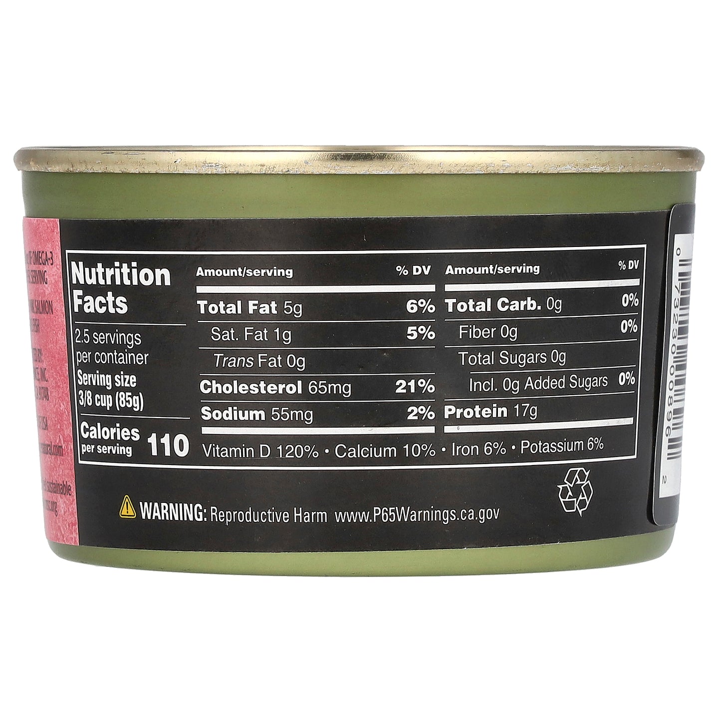 Crown Prince Natural Pink Salmon 7.5 oz (213 g)