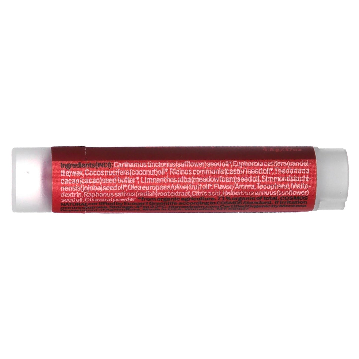 Hurraw! Balm Tinted Lip Balm Black Cherry 0.17 oz (4.8 g)