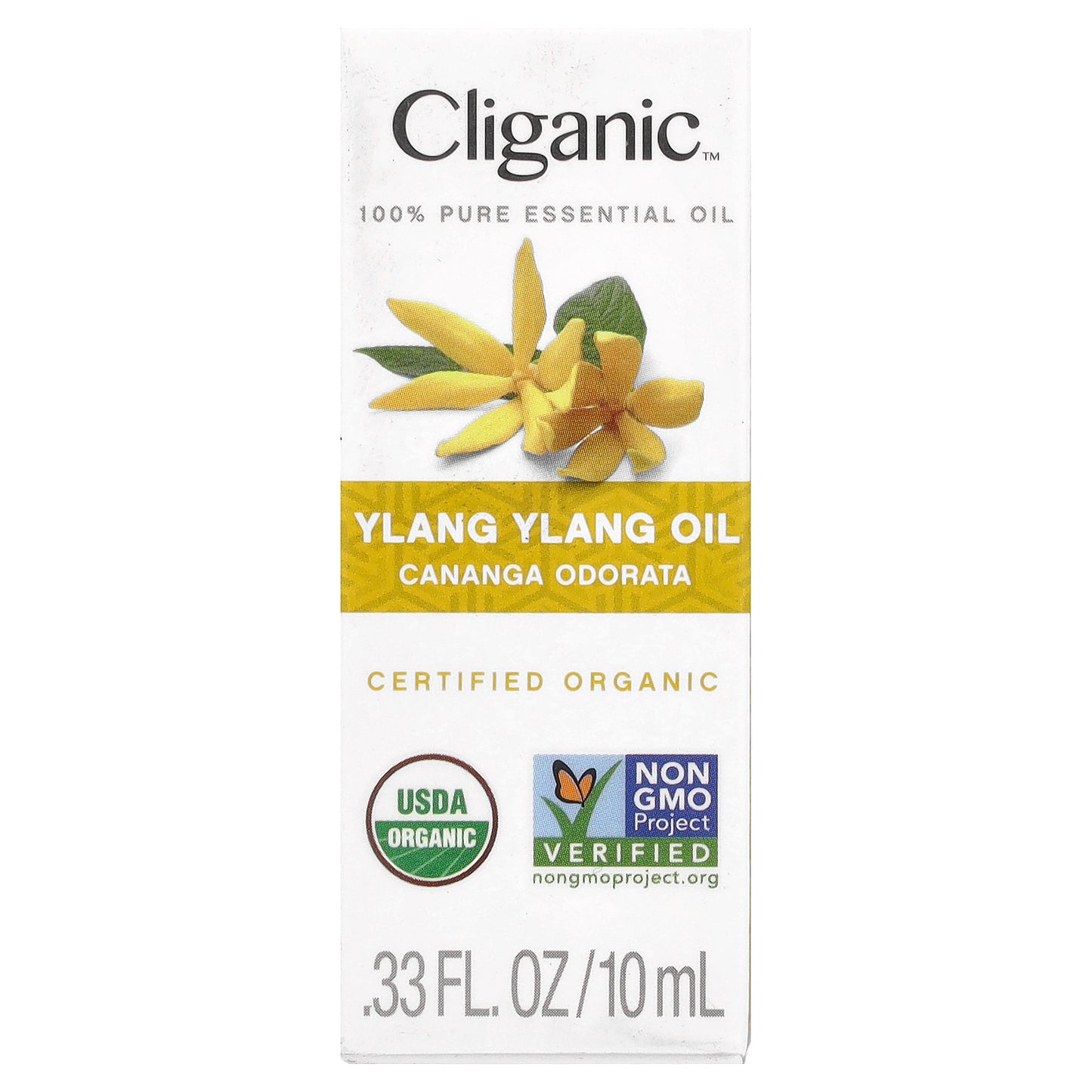 Cliganic 100% Pure Essential Oil Ylang Ylang 0.33 fl oz (10 ml)
