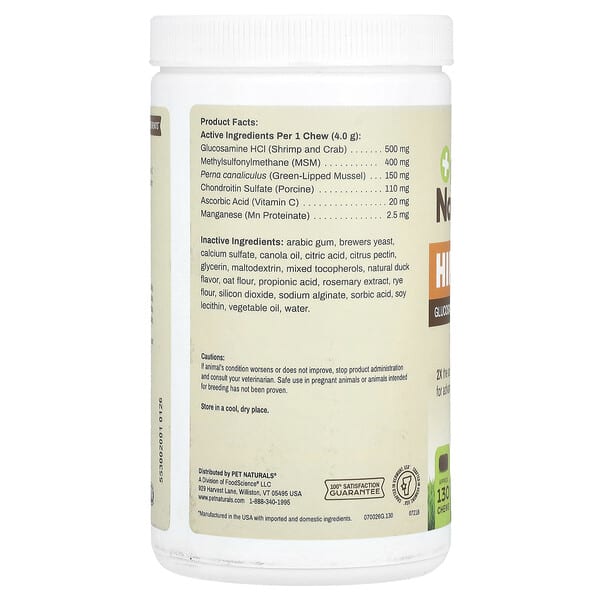 Pet Naturals Hip + Joint Pro® For Dogs 130 Chews 18.34 oz (520 g)