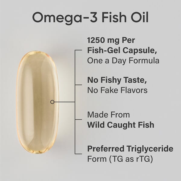 Sports Research Omega-3 Fish Oil Triple Strength 180 Softgels