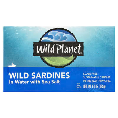 Wild Planet, Wild Sardines 4.4 oz (125 g)