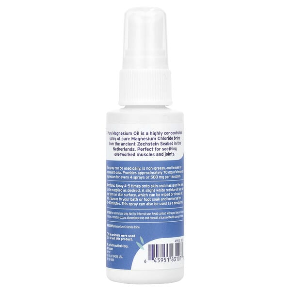 Life-flo Pure Magnesium Oil Spray 2 fl oz (59 ml)
