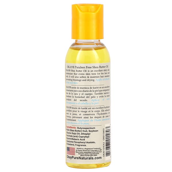Okay Pure Naturals Blended Shea Butter Oil 2 fl oz (59 ml)