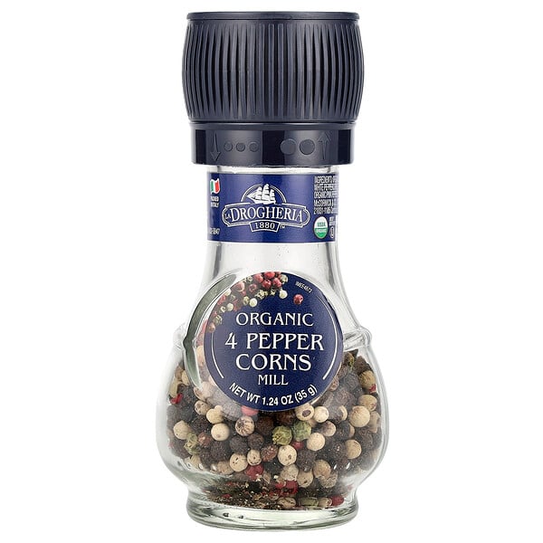 Drogheria & Alimentari Organic 4 Peppercorns Mill 1.24 oz (35 g)