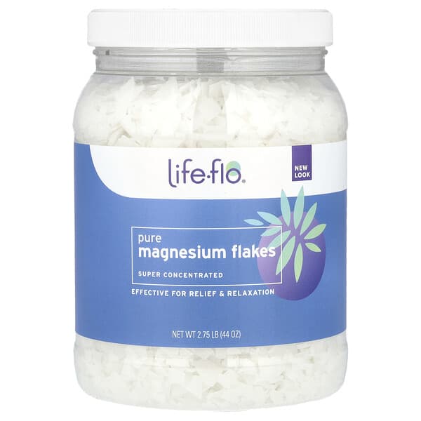 Life-flo Pure Magnesium Flakes Super Concentrated 2.75 lb (44 oz)