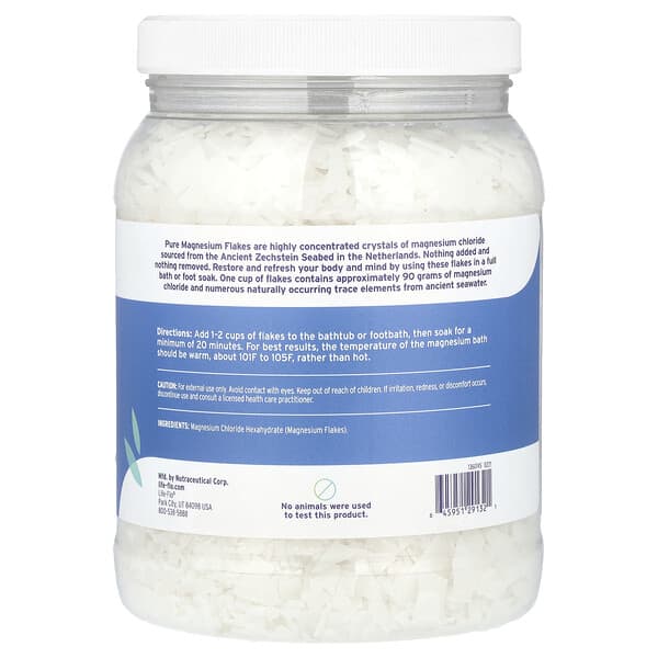 Life-flo Pure Magnesium Flakes Super Concentrated 2.75 lb (44 oz)
