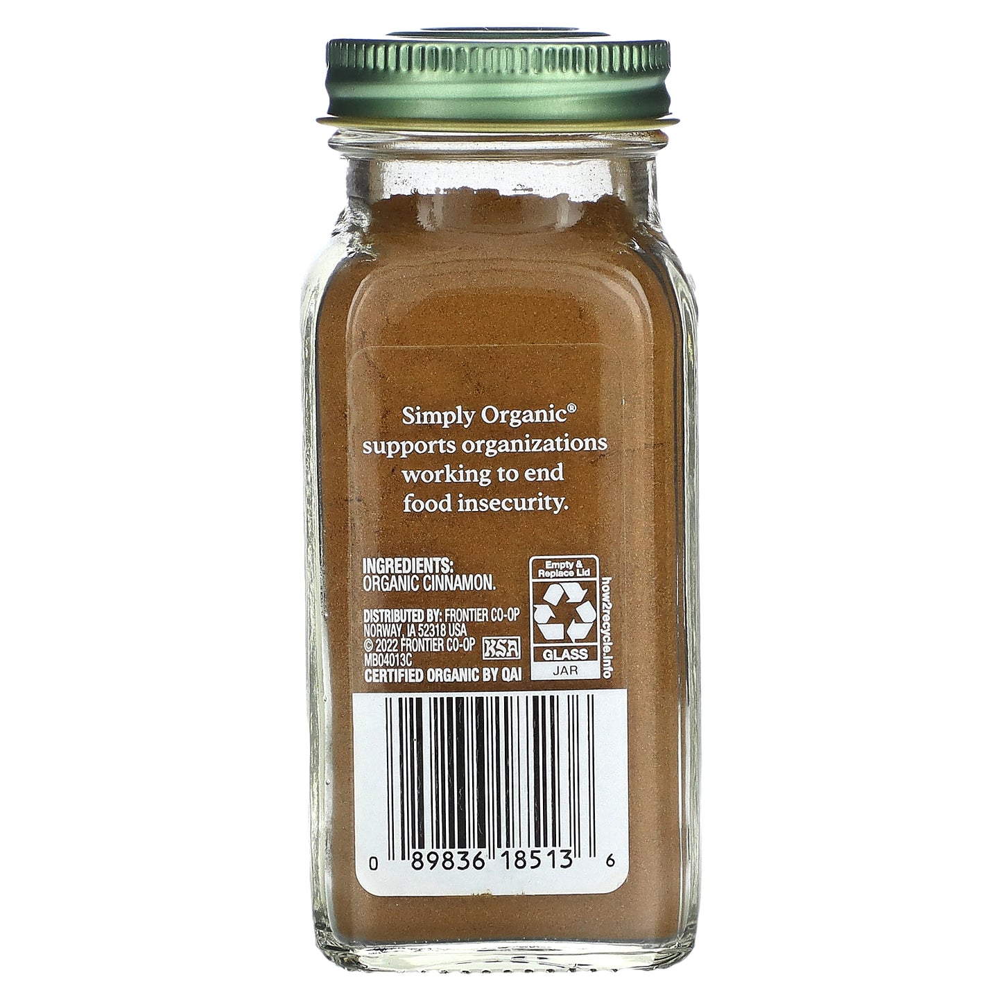 Simply Organic Cinnamon 2.45 oz (69 g)
