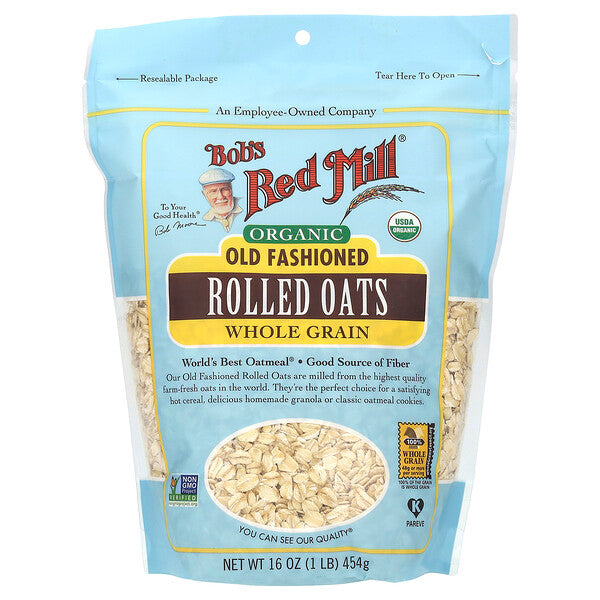 Bob's Red Mill Organic Old Fashioned Rolled Oats Whole Grain 32 oz (907 g)