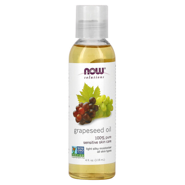 NOW Foods Solutions Grapeseed Oil 16 fl oz (473 ml)