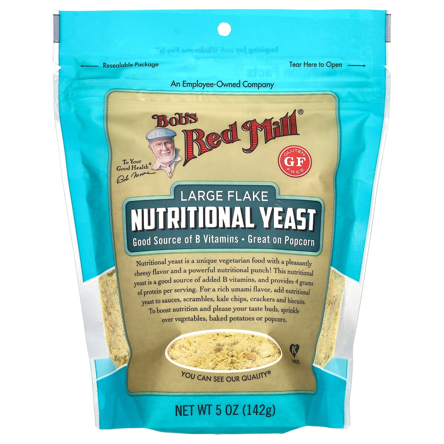 Bob's Red Mill Large Flake Nutritional Yeast Gluten Free 5 oz (142 g)