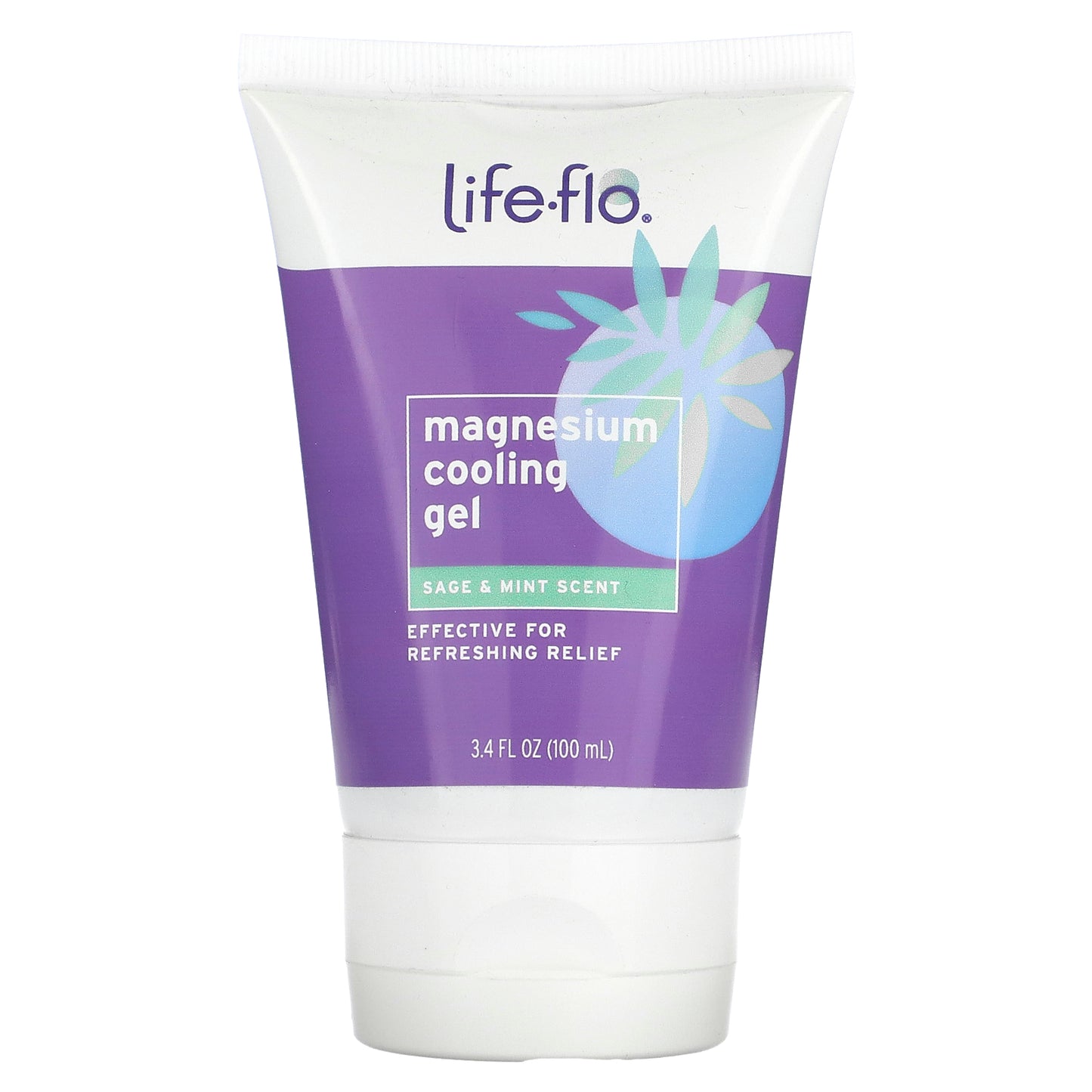 Life-flo Magnesium Cooling Gel Sage & Mint 3.4 fl oz (100 ml)