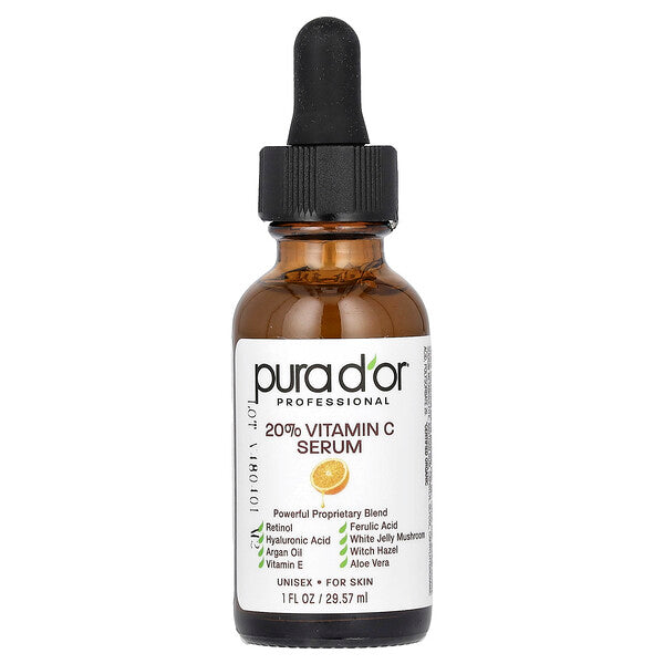 Pura D'or 20% Vitamin C Serum 4 fl oz (118 ml)