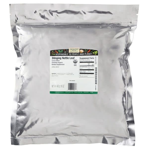 Frontier Co-op Organic Cut & Sifted Stinging Nettle Leaf 16 oz (453 g)