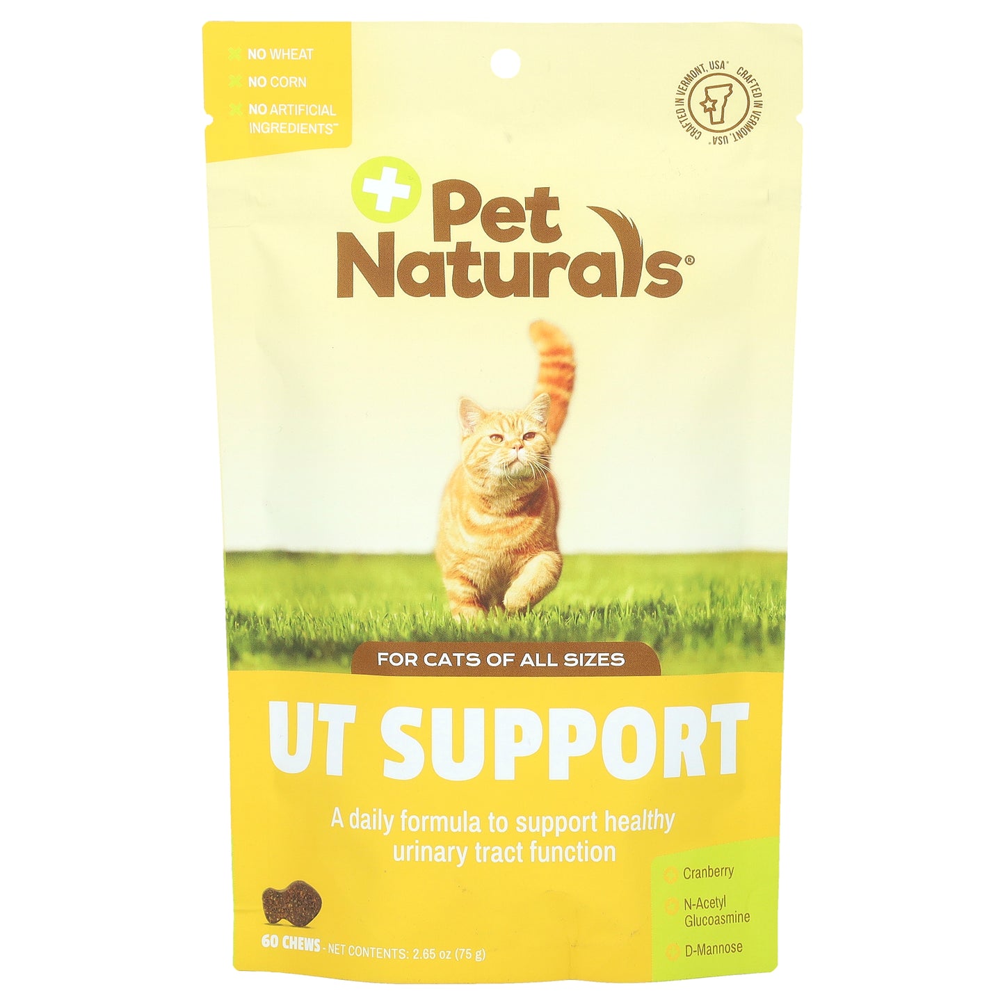 Pet Naturals UT Support For Cats All Sizes 60 Chews 2.65 oz (75 g)