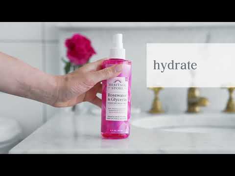 Heritage Store Rosewater & Glycerin Hydrating Facial Mist 2 fl oz (59 ml)