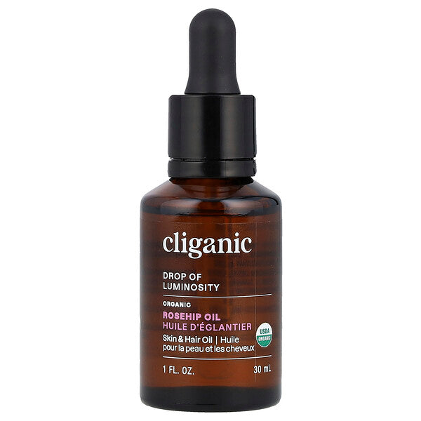 Cliganic Organic Rosehip Oil 4 fl oz (120 ml)