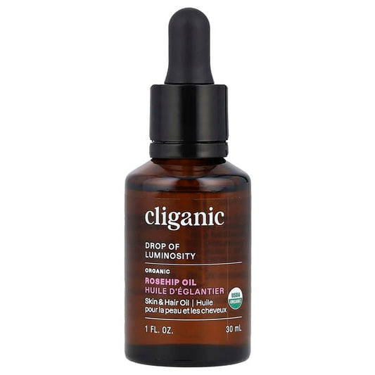 Cliganic Organic Rosehip Oil 1 fl oz (30 ml)