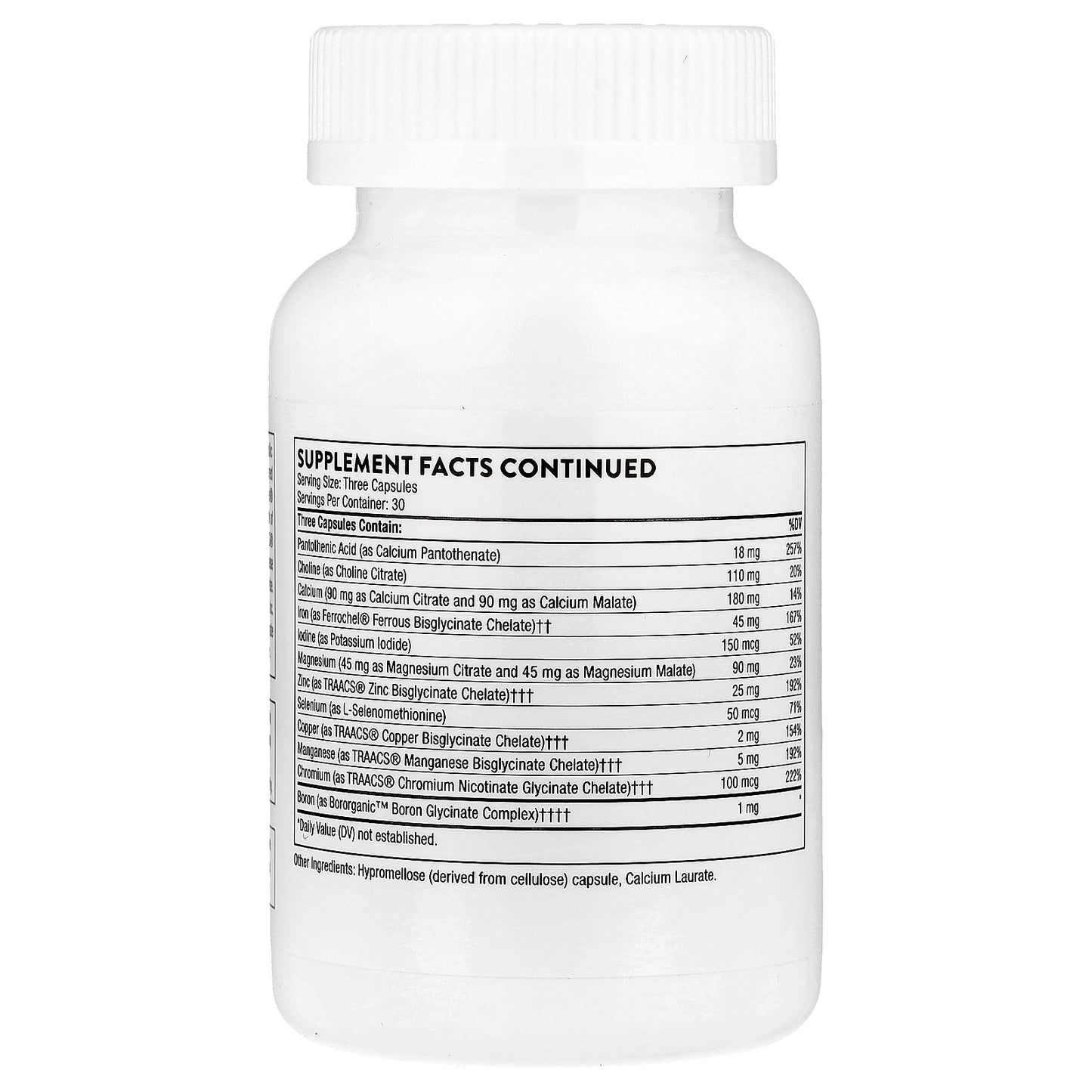 Thorne Basic Prenatal 90 Capsules