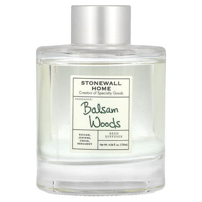 Stonewall Kitchen Stonewall Home Reed Diffuser Balsam Woods 4.06 fl oz (120 ml)
