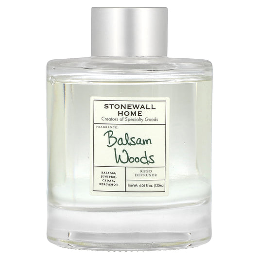 Stonewall Kitchen Stonewall Home Reed Diffuser Balsam Woods 4.06 fl oz (120 ml)
