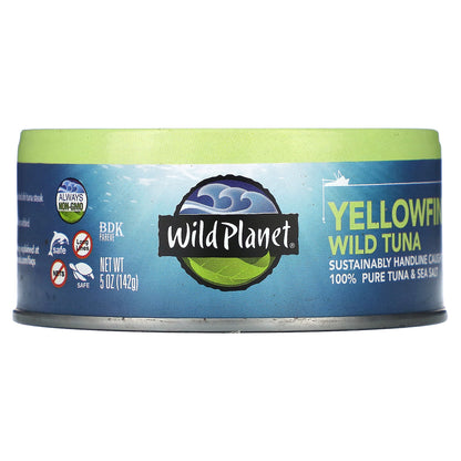 Wild Planet Yellowfin Wild Tuna  5 oz (142 g)