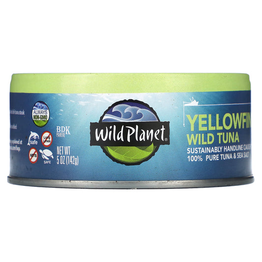 Wild Planet Yellowfin Wild Tuna  5 oz (142 g)